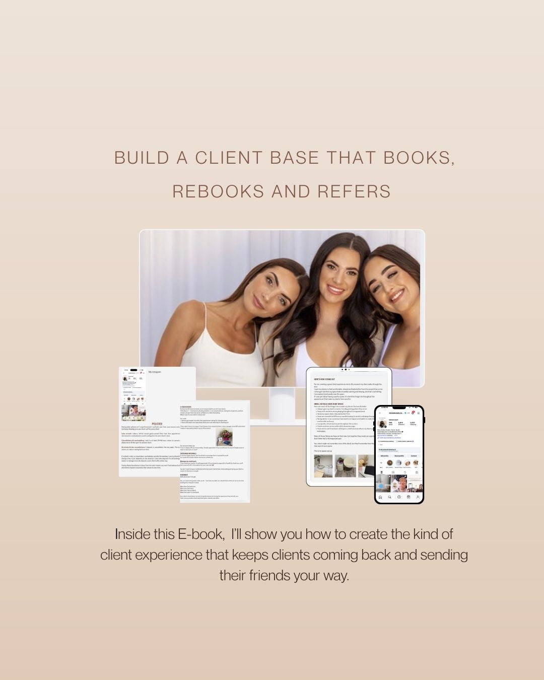 Build a client base that books, rebooks and refers E-BOOK